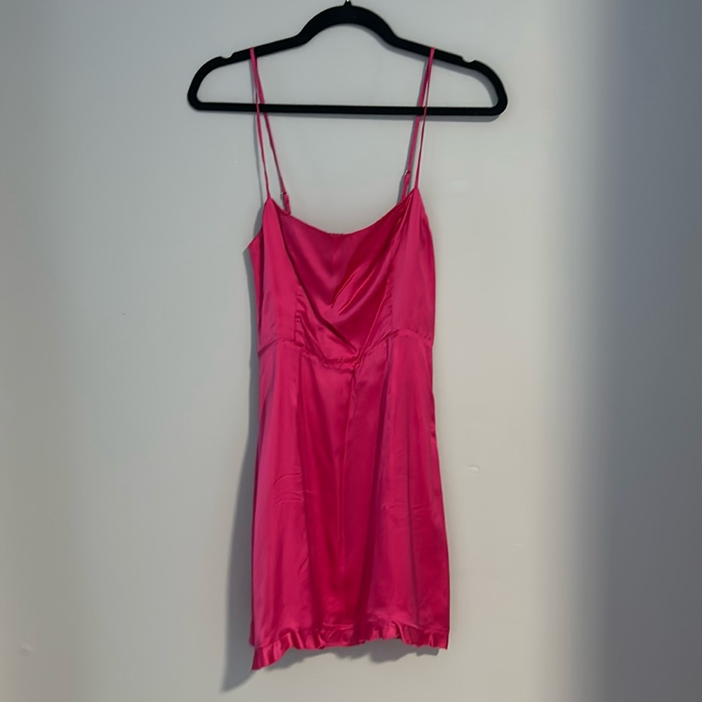Aritzia Hot Pink Mini Dress